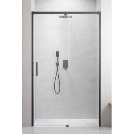 Radaway IDEA 6 BRUSHED GUNMETAL DWJ sprchové dvere 140 x 205 cm, sklo číre 387018-92-01L
