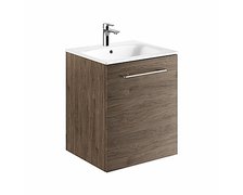 Kolo Geberit Nova Pro Premium SET 1 dverová skrinka s umývadlom 55 cm, tmavý orech