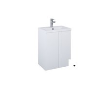 SET KIDO skrinka pod umývadlo 50 cm 2D biela matná, s umývadlom 168089/2x168293