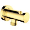 Deante CASCADA rohové podmietkové pripojenie sprchovej hadice s držiakom, gold NAC_Z51K