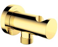 Deante CASCADA rohové podmietkové pripojenie sprchovej hadice s držiakom, gold NAC_Z51K