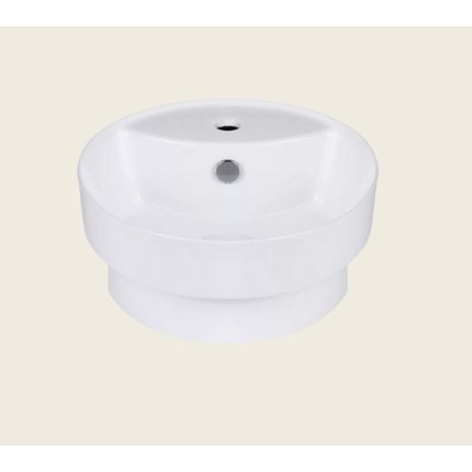 Uptrend – Umývadlo na dosku / zapustené JUNO 40 × 40 × 18 cm biele lesklé TR41299