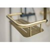 Deante SILIA závesná polica na sprchový kút, brúsená zlatá ADI_R54K
