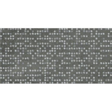 Cersanit Normandie graphite inserto dots 29,7 x 59,8 cm WD379-002