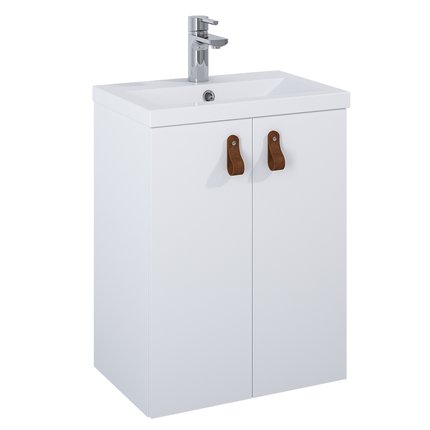 Elita SET KIDO skrinka pod umývadlo 50 cm 2D biela matná, s umývadlom 168089/2x168297