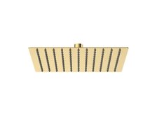 Avapax CUBE sprchová hlavica 25 x 25 cm brúsená zlatá AGCU221211