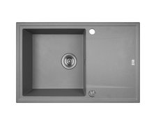 Laveo MEGALO granitový drez 78 x 50 cm, sivý SBE_511T