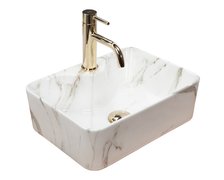 Rea KELLY MINI AIAX SHINY keramické umývadlo na dosku 41 x 31 cm U6504