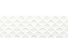 Ceramika Color Ribbon white obklad lesklý, rektifikovaný 25 x 75 cm
