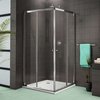 Aquatek FAMILY A4 štvorcový sprchový kút 90 x 90 x 195 cm, profil chróm