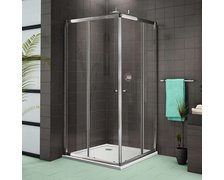 Aquatek FAMILY A4 štvorcový sprchový kút 90 x 90 x 195 cm, profil chróm
