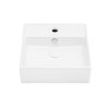 Uptrend – Umývadlo na dosku / závesné Medusa L 38 × 38 × 13 cm biele lesklé TR4148