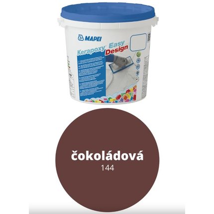 MAPEI KERAPOXY Easy Design EPOXIDOVÁ ŠKÁROVACIA HMOTA 3 kg 144 čokoládová