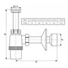 Land SIFÓN UMÝVADLOVÝ 5/4" bez výpuste, odtok priemer 32 mm SYF002