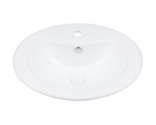 Uptrend – Umývadlo zapustené / na dosku YANA 56 × 46 × 20 cm biele lesklé TR902