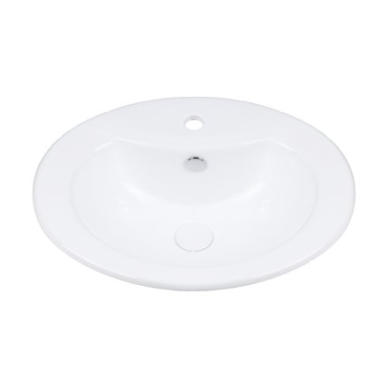 Uptrend – Umývadlo zapustené / na dosku YANA 56 × 46 × 20 cm biele lesklé TR902