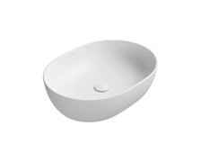 Besco CeraBe MOYA CERA-LINE White keramické umývadlo na dosku 48,5 x 35 cm UNC-49-MOB