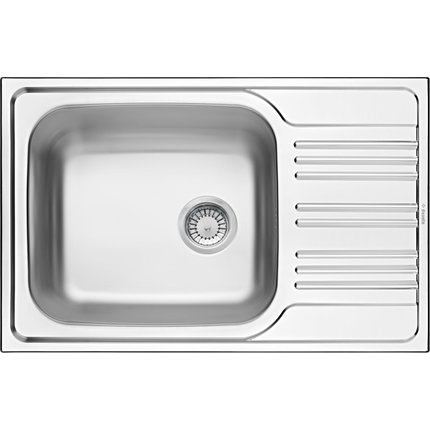 DEANTE XYLO nerezový drez 78 x 0 cm s odkvapom, vzor dekor ZEX_311B