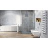Rea ATLAS CHROM sprchový kút 120 x 90 x 200 cm, sklo číre, ľavý K4667 + K4333