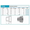 Novaservis REDUKOVANÉ PREDĹŽENIE 3/8" x 1/4" FT221/10