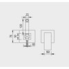 Kolo Geberit MODO PURE závesný bidet 54 x 35 cm