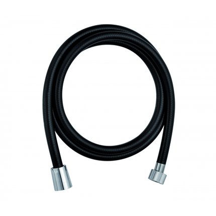 Novoterm sprchová hadica plastová 150 cm čierna - chróm WN BLACK 150 PCV