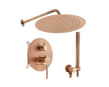 Rea FOSS CLIF podomietková sprchová súprava + Box, brúsená meď REA-P5649