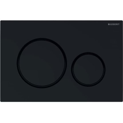 GEBERIT SIGMA 20 ovládacie tlačítko, plast, čierne 115.882.DW.1