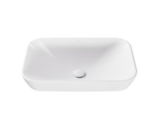 Besco CeraBe VERGA CERA-LINE White keramické umývadlo na dosku 51,5 x 34 cm UNC-52-VEB