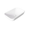 Besco CeraBe VERGA CERA-LINE White keramické umývadlo na dosku 51,5 x 34 cm UNC-52-VEB