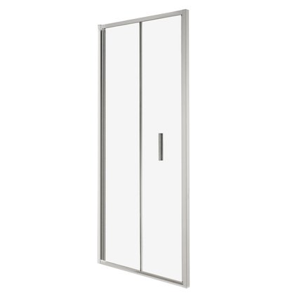 Novoterm Solid DH 80 CHR sprchové dvere zalamovacie 80 x 195 cm sklo číre