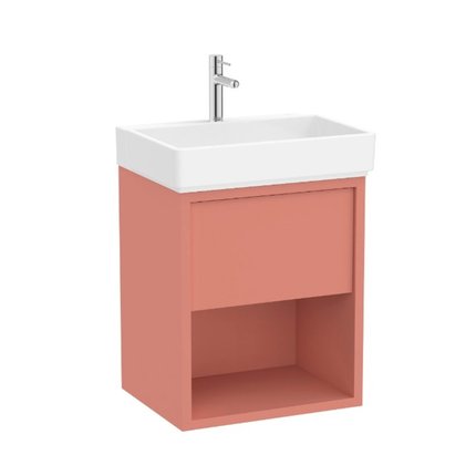 Roca TURA Unik Compacto kúpeľňová skrinka s umývadlom 55 x 43 cm A852024560