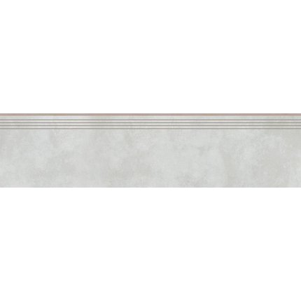 Cerrad Apenino Bianco gresová rektifikovaná schodnica,matná 29,7X119,7 cm 36522