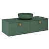 Elita komoda Look Slim 120 2S Forest Green Matt, 120x31,8x44,9 cm, RE081204027010