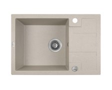 Laveo BARBADOS granitový drez 65 x 44 cm, bež SBB_413T
