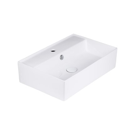 Uptrend – Umývadlo na dosku Torino 59,5 × 40 cm biele lesklé TR41297