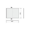 SANPLAST OWP/FREE bočný panel k vani 80 cm biely 620-040-2130-01-000