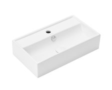 Uptrend – Umývadlo na dosku DALIA 55 × 31 × 12,5 cm biele lesklé STR4335