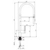 Deante MAGNETIC nerezový kuchynský drez s odkvapkávačom 82 x 50 cm, brúsená oceľ ZRM_0113