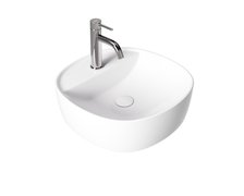 Besco CeraBe ANES CERA-LINE White keramické umývadlo na dosku 40 x 40 cm UNC-40-ANB