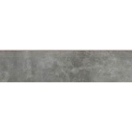 Cerrad Apenino Antracit gresová rektifikovaná schodnica,matná 29,7X119,7 cm 36553