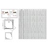 Radaway FURO BRUSHED GUNMETAL KDD štvorcový sprchový kút 90 x 90 x 200 cm 10105090-92-01L+10105090-92-01R