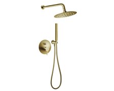 Novaservis FERRO CIRICULUS sprchová sada podomietková, brúsená zlatá BCK7PBG-SET1-S