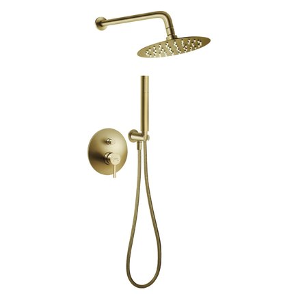 Novaservis FERRO CIRICULUS sprchová sada podomietková, brúsená zlatá BCK7PBG-SET1-S