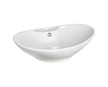 Novoterm keramické umývadlo pultové white 58 x 38,5 cm KR 139