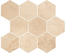 Opoczno Sahara desert mosaic hexagon 27x37 cm OD358-013