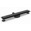 Rea GREEK Black PRO nerezový sprchový žľab 80 cm G8025