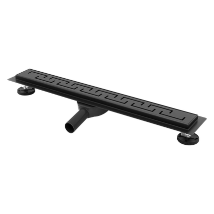 Rea GREEK Black PRO nerezový sprchový žľab 80 cm G8025