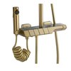 Rea ATLAS GOLD BRUSH sprchový kút 80 x 100 x 200 cm, sklo číre, ľavý K4672 + K4337
