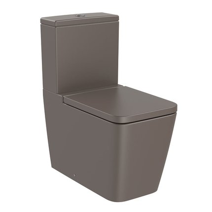 Roca INSPIRA SQUARE WC kombi 37,5 x 64,5 cm RimFree, A342536660+A341520660